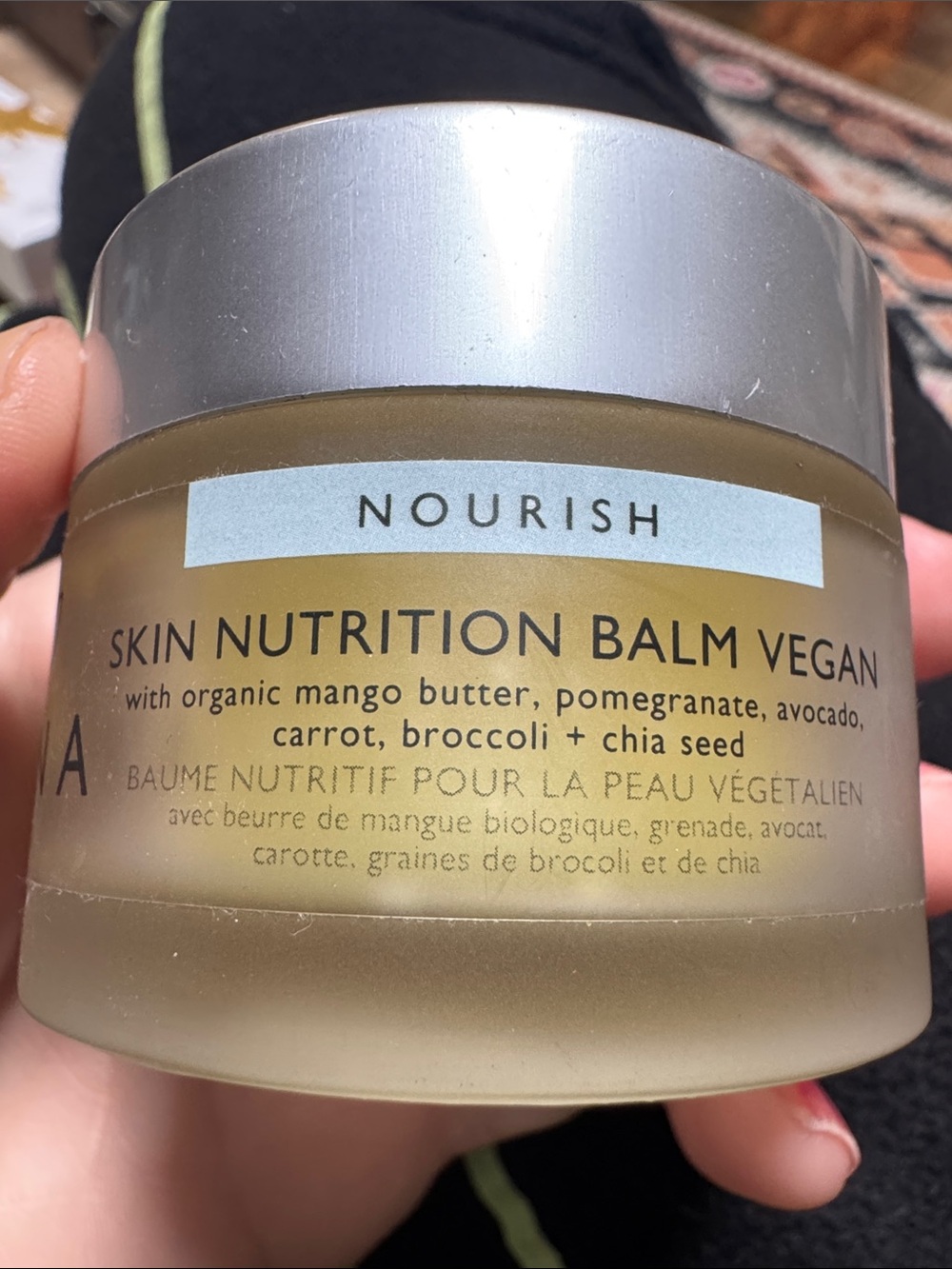 Huna Vegan Nourish Skin Nutrition Balm Vegan — Light Yellow Moisturizer